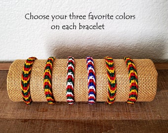 Very Nice Set Of 3 Colorful Bracelets