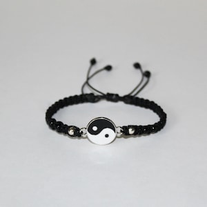 Very Nice Black Yin Yang Bracelet