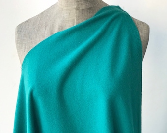 Green coat overcoat cape fabric pure wool