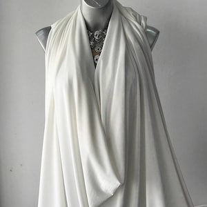 White Stretch Velvet velvet jersey elastane velvet spandex velour