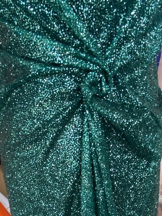 Green Glitter Tulle Fabric Dark Green Forrest Green Glitters Etsy
