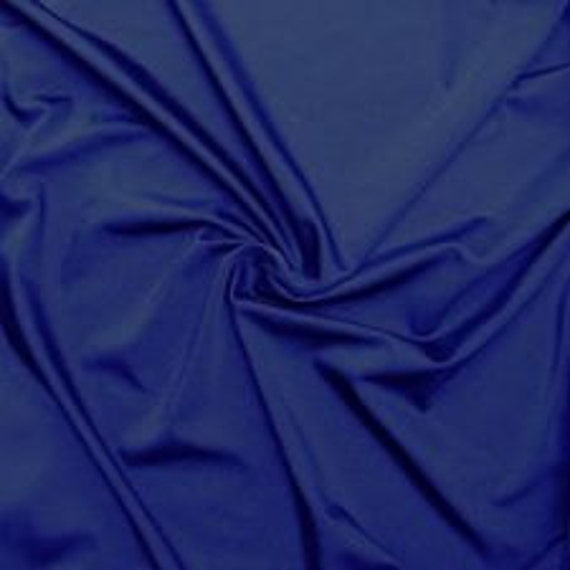 Navy Blue Stretch Fabric, Four Way Stretch Fabric, Polyamide