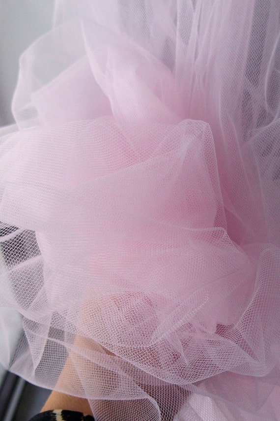 Pink Pastel Tulle Fabric Under Skirting Tutus Skirts | Etsy