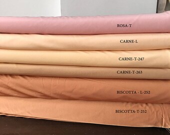 Beżowy, różowy, cielisty, elastyczny materiał o wysokiej wydajności, 4-kierunkowy, kostiumowy, błyszczący, błyszczący spandex