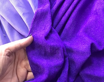 royal purple jersey velvet velour knitted 140 cm wide