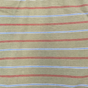 Tessuto per magliette in tessuto jersey di cotone a righe