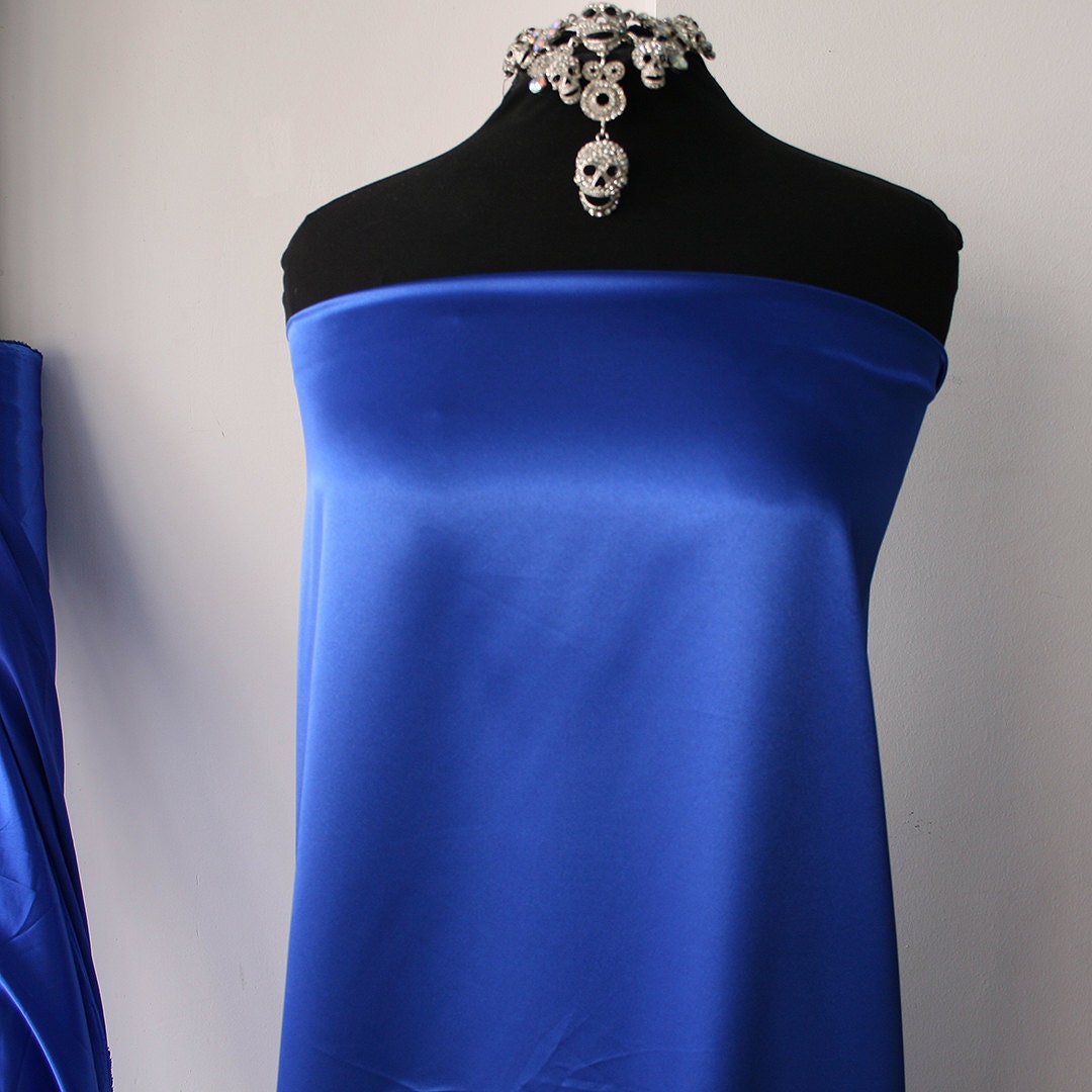 Buy Polyester Spandex Satin Fabric Shiny Stretch Satin Fabric