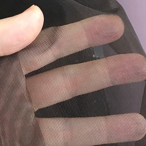 Brown dark skin stretch net 4 way stretch mesh tulle spandex elastane fabric African skin Bridal Illusion tulle for darker skin tones 150cm image 6
