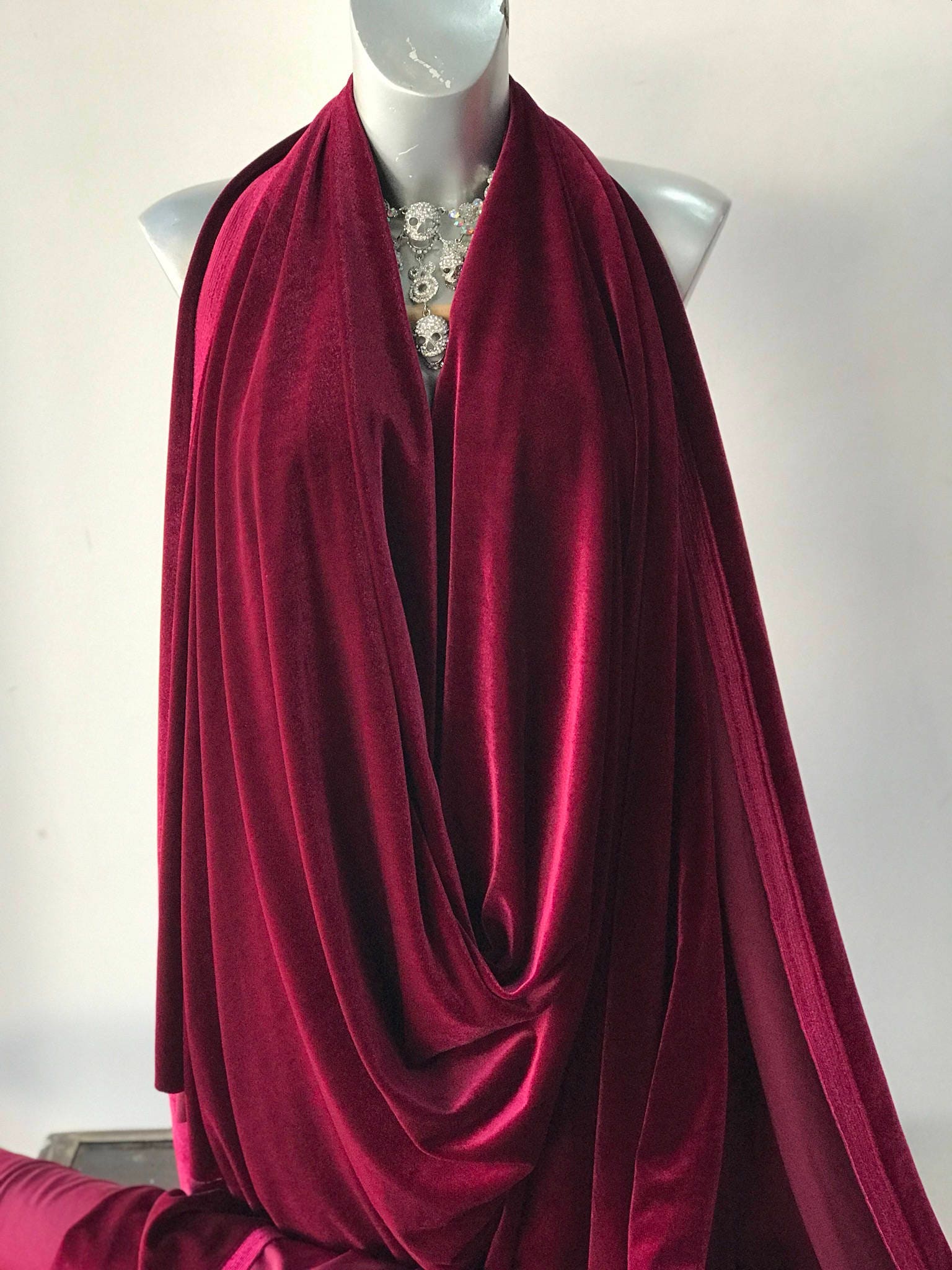 velvet jersey fabric