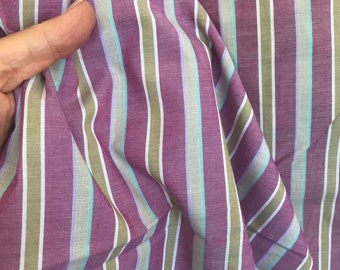 striped cotton shirt fabric shirting 100% cotton multi colour 150cm wide