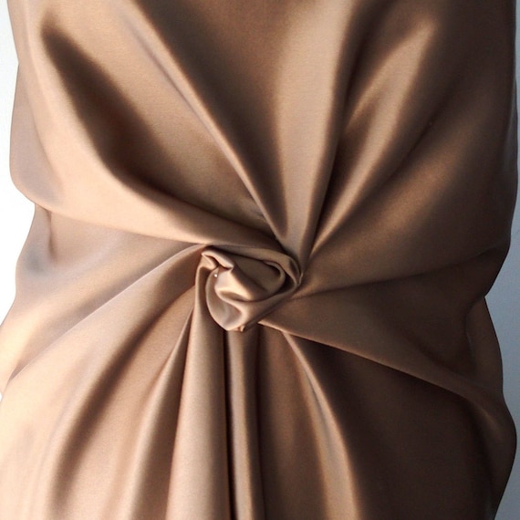 Bronze Satin Fabric Depp My Fav