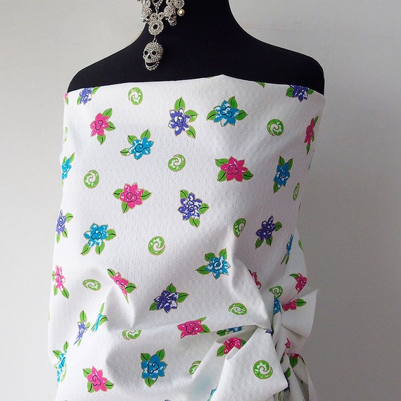 cotton jacquard dress fabric Bottom Weight Cotton Jacquard Fabric with Floral Pattern Promenade Fine Fabrics
