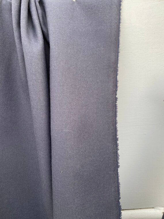 Graue Wolle Stoff Poly Wolle Grau Serge Stoff Grau Winter Etsy