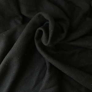 Black wool overcoat fabric, black over coating