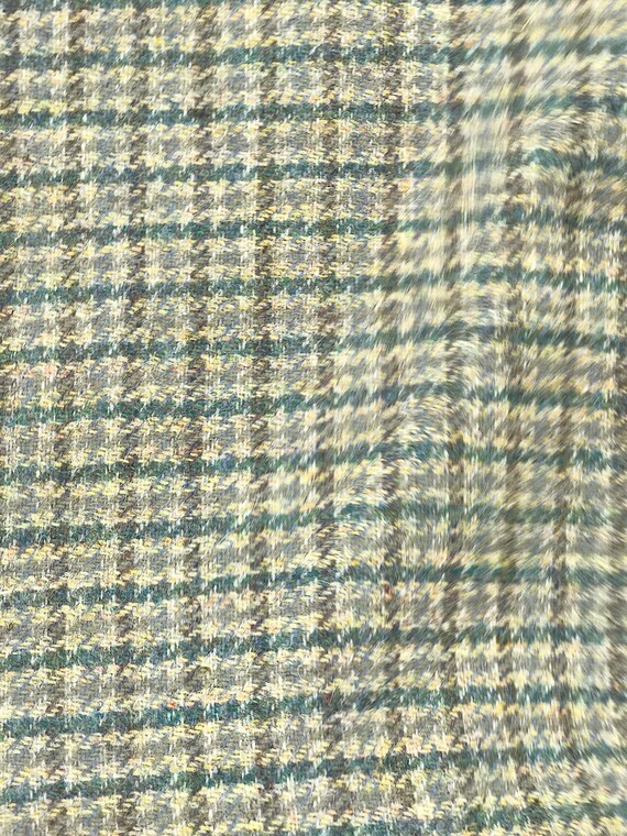*NEW*Black//White//Grey Floral//HerringBone Tweed Wool Suiting Fabric 60/"-150cm