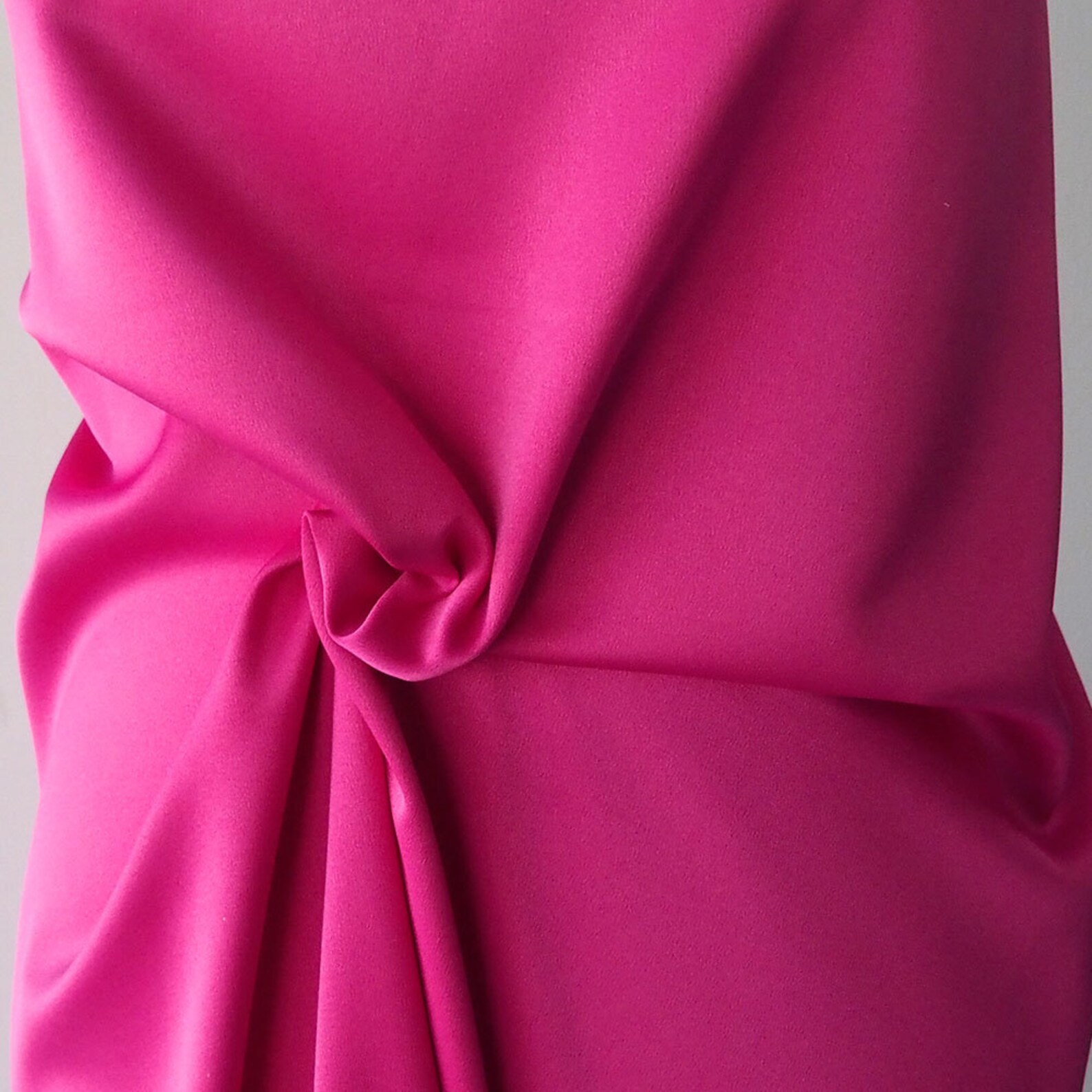 Neon Fuchsia Stretch Polyester Crepe main image 1