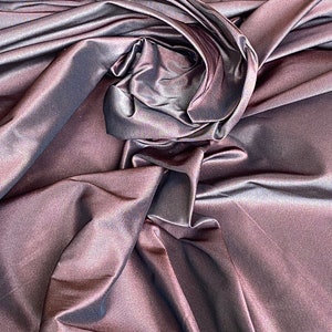 Bronze iridescent  taffeta fabric, taffeta for dressmaking 140cm wide