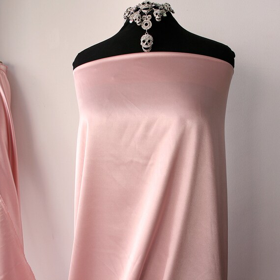 polyester spandex satin fabric shiny stretch satin fabric dress