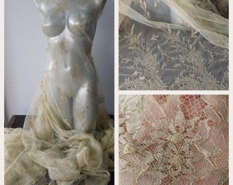 custom listing reserved for Chen Nancy Khongsai gold French lace Solstiss