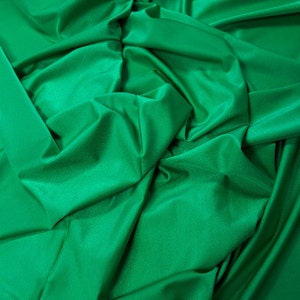Green Spandex high performance fabric 4 way stretch costume fabric shiny luster spandex