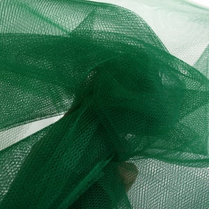 135cm 53&quot; Green Tulle fabric Netting under skirting Tutus Skirts Garters millinery Hats Christmas decoration Carnival 5 meters
