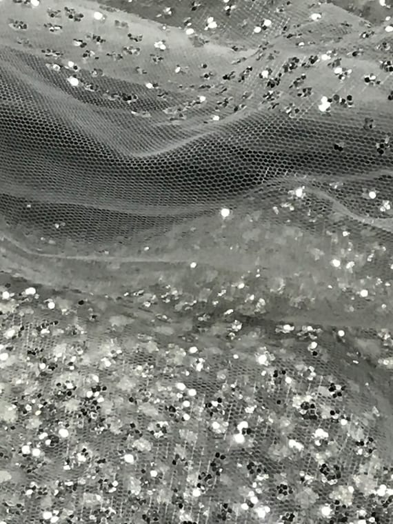 Tulle with Glue on Stones - Black/Silver  FABRICS & FABRICS – Fabrics &  Fabrics