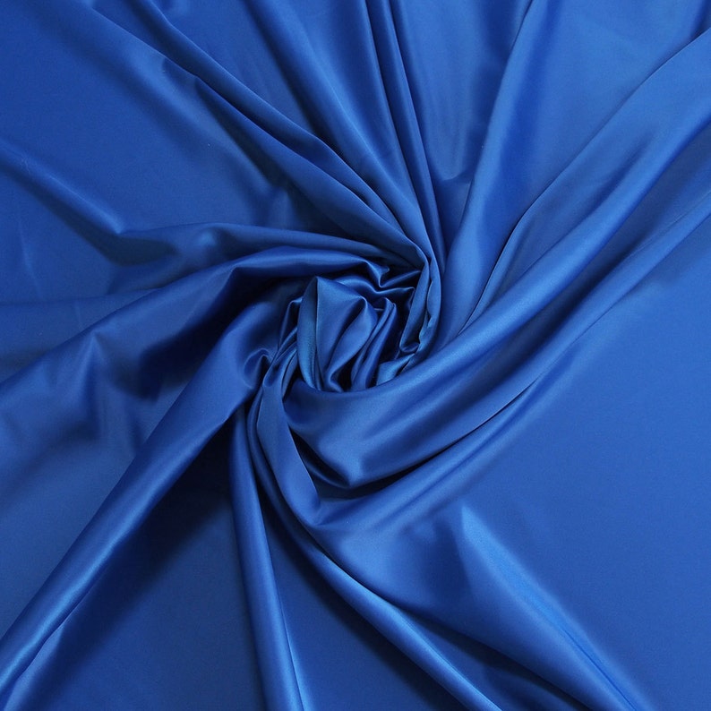 Polyester Satin Fabric Poly Spandex Heavy Duchess Satin Dull Etsy