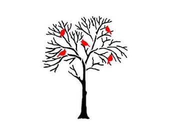 Cardinals stencils | Etsy