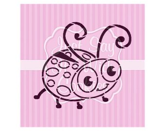Ladybug stencil | Etsy