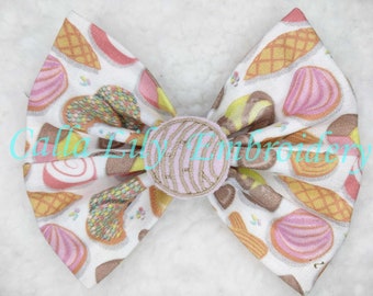DIGITAL ITEM: Mini Concha 1". Mexican Sweet Bread Embroidery Design
