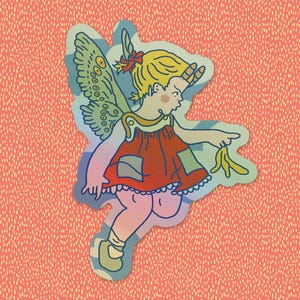 Banana Kid hollographic sticker