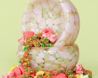 Glass Blown 11:11 Bubble Bowl