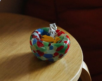 Glass Blown Snacktime Mini Nest Bowl