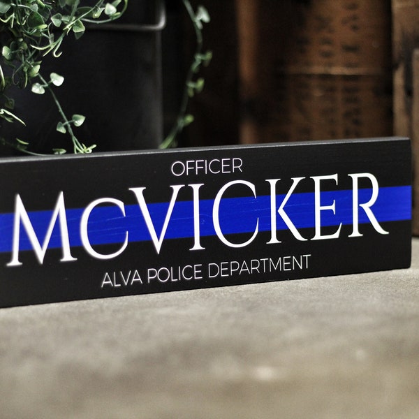 Personalized K9 Police Badge Sign - Etsy