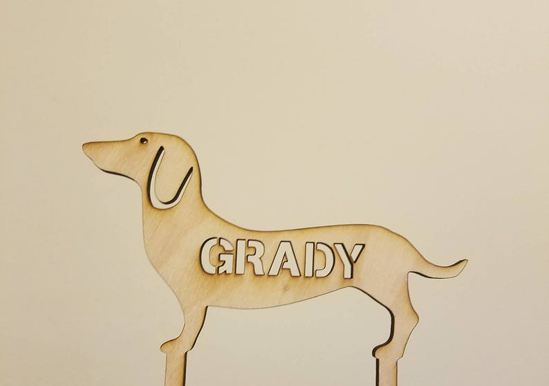 Dachshund Birthday Cake Topper Dog Cake Topper Boys ...
