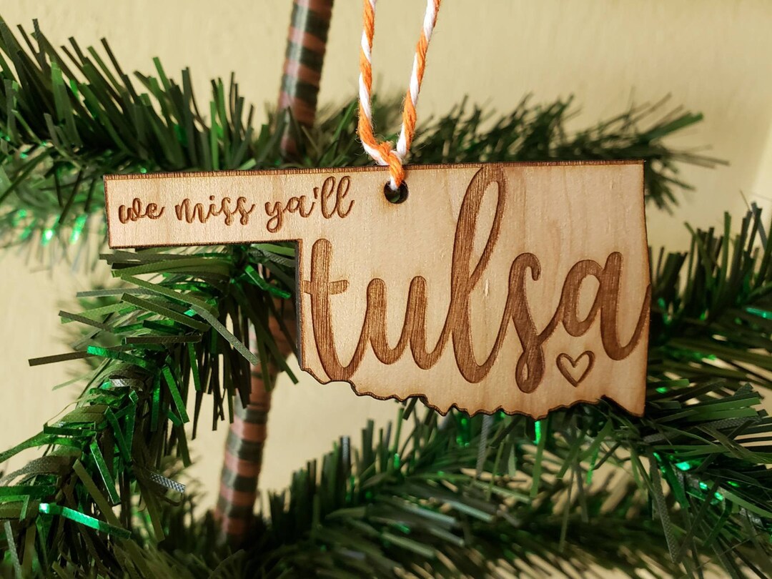 Oklahoma Christmas Ornament Oklahoma Ornament Oklahoma State Ornament