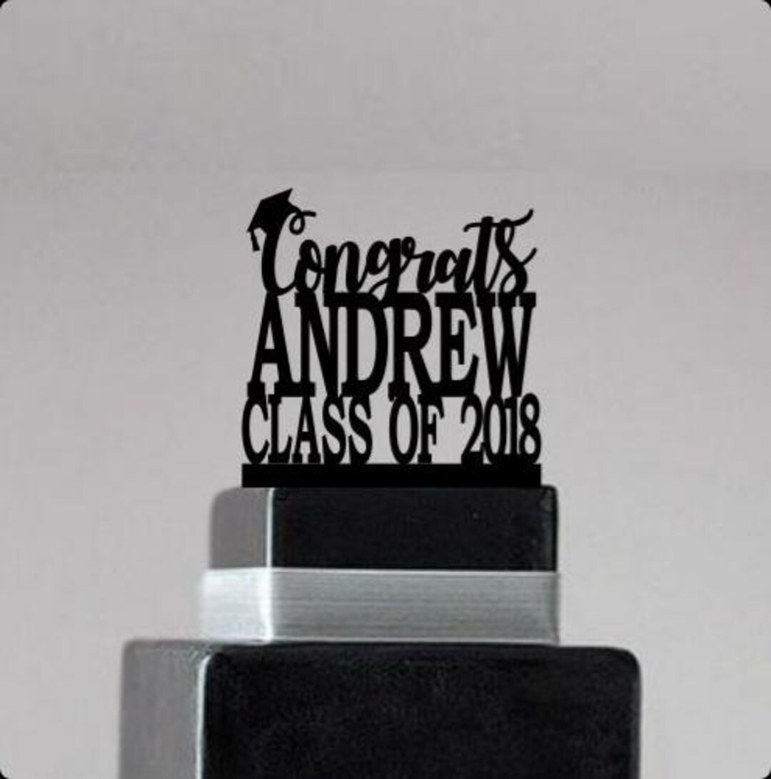 Star Topper Graduation Graduation Cake Topper, Graduation Topper, Class of Topper, Class of ...