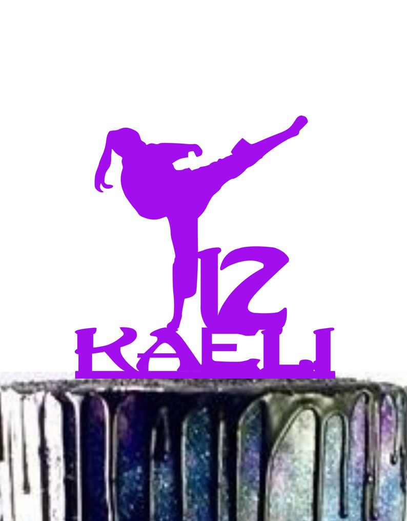 Ninja Cake Topper Ninja Birthday Cake Topper Ninja girl custom Etsy