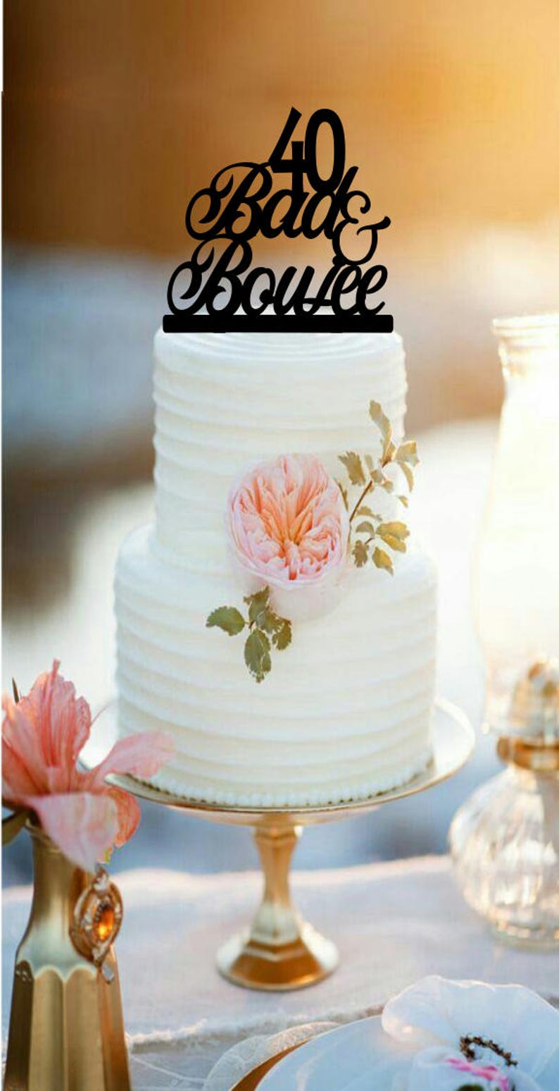 Bad Boujee Birthday Cake Topper Bad And Boujee Cake Topper Etsy