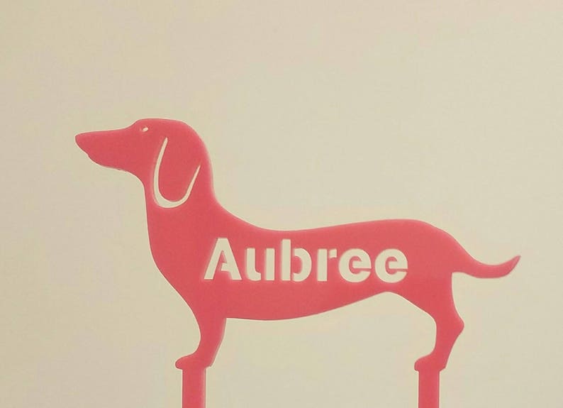 Dachshund Birthday Cake Topper Dog Cake Topper Boys ...