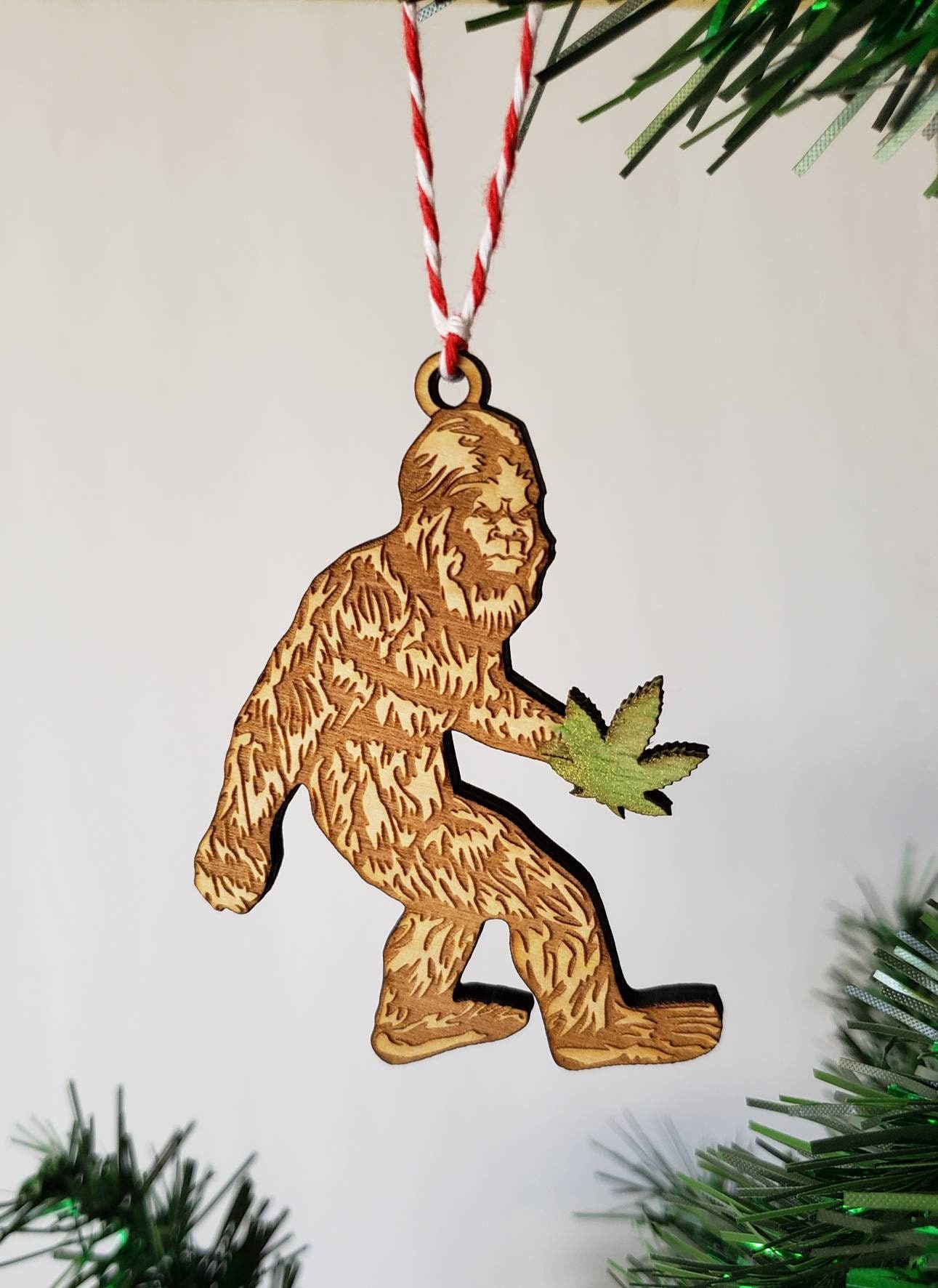 Bigfoot Christmas Ornament 