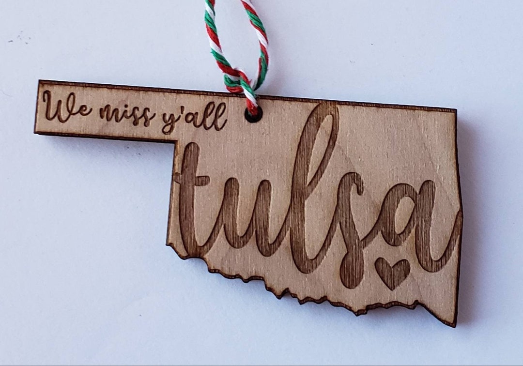 Oklahoma Christmas Ornament Oklahoma Ornament Oklahoma State Etsy UK