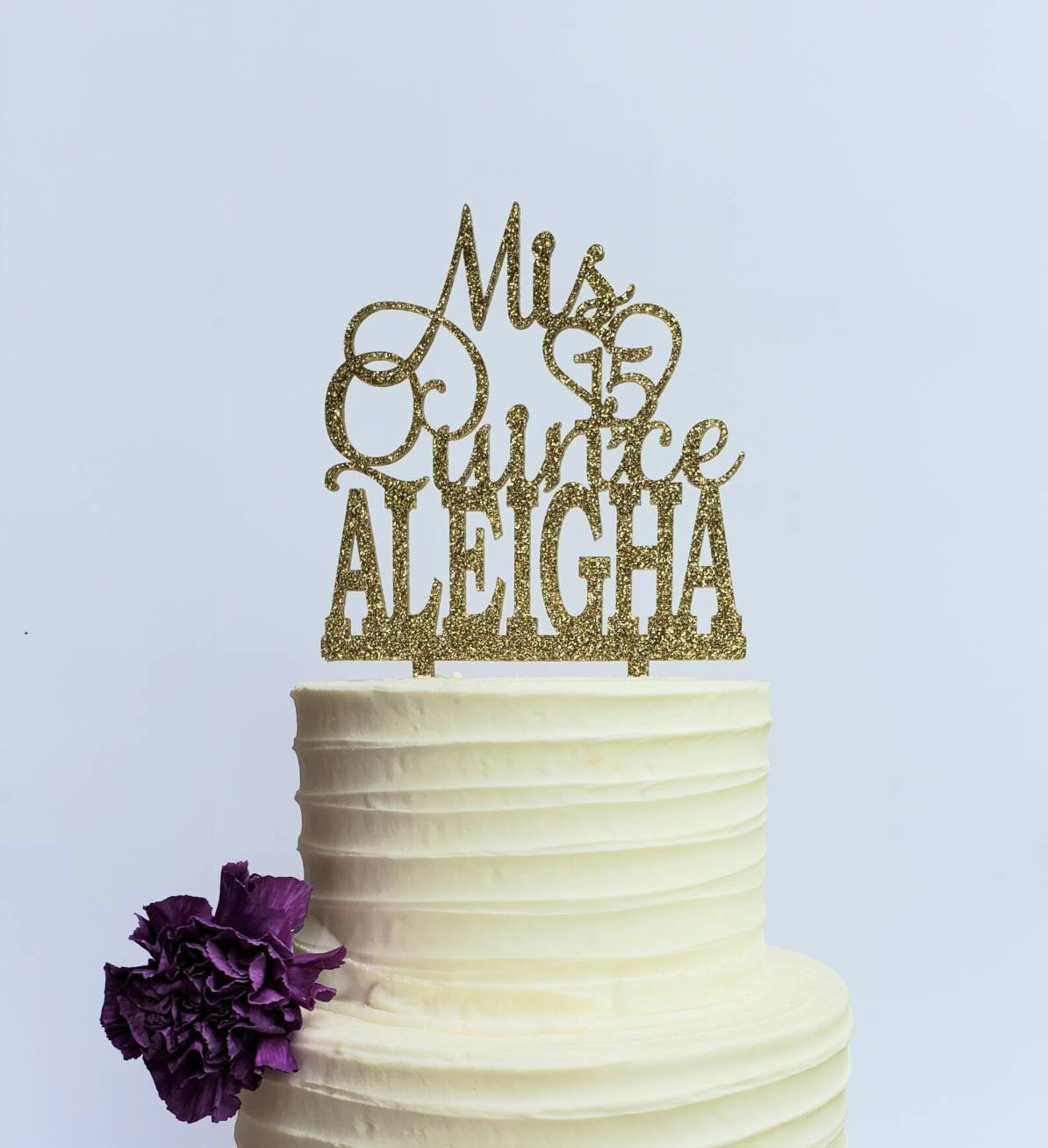 Mis quince cake topper quince birthday cake topper quince Etsy