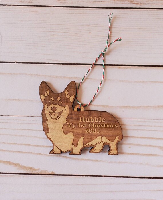 Corgi first christmas ornament Clearance