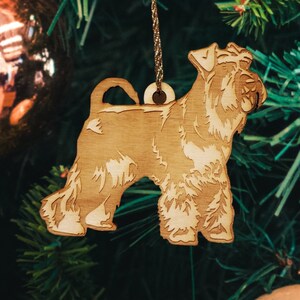 Giant Schnauzer ornament, Giant Schnauzer dog christmas ornament, memorial ornament, pet ornament, puppy ornament, Giant Schnauzer christmas