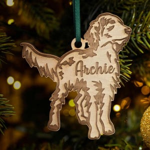 English Setter ornament, Setter christmas ornament, Setter ornament, pet memorial ornament, engraved memorial Setter, english dog ornament