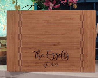 Engraved Cutting Board | Custom Butcher Block Charcuterie Board | Last Name Gift | Housewarming Gift | Christmas Present | Wedding Gift