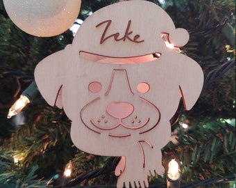 Free Shipping*** Custom Dog Light Up Ornament | Personalized Puppy Christmas Gift | Dog Lover  | Fur Baby First Christmas