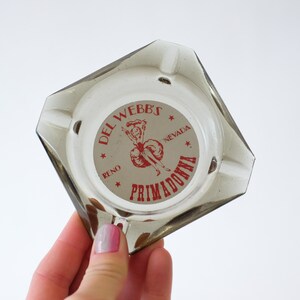 Primadonna Casino Souvenir Smoked Glass Ashtray