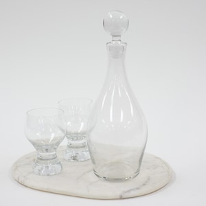 1970&#39;s Blenko Glass Decanter with Ball Stopper